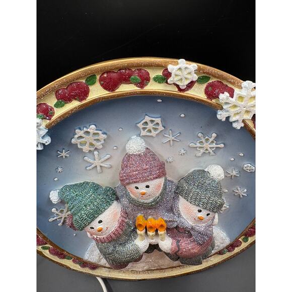 Vintage Light Up Christmas "A Circle Of Friends" Tested/Works - Picture 1 of 4